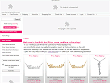 Tablet Screenshot of buynamenecklace.com